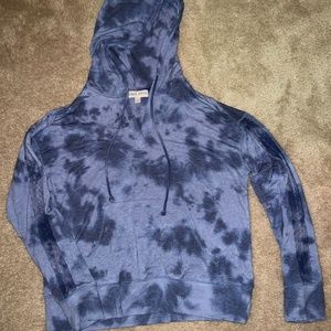 Knox Rose, Tie Dye, Hooded long sleeve, Women's, Size L